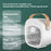 F12 Water-Cooled Fan Hanheld Nano Spray Cooling Fan Mini Desktop Air Cooler - White - 4