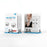 C16 Foldable Rechargeable Hanging Neck Fan Cute Panda Student Kids Fan Cooler - White - 7