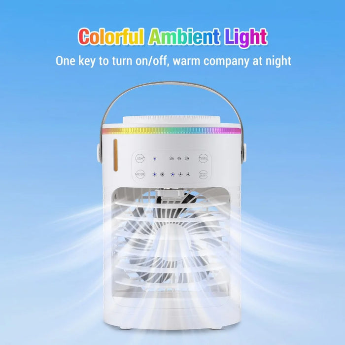 USB Desktop Electric Fan 3 Wind Speed Levels Summer Cooler for Home and Office - 7