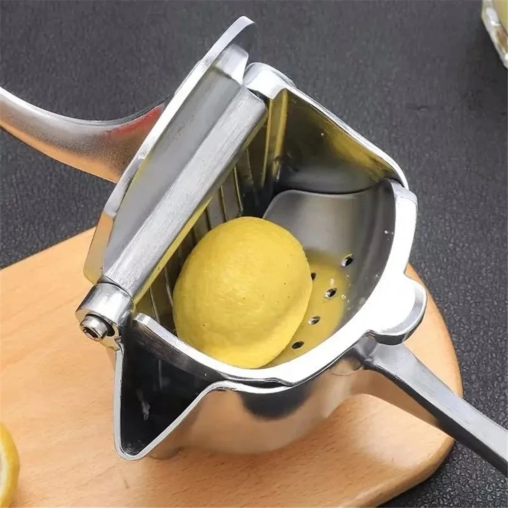 Food-Grade Manual Juicer Aluminum Alloy Juice Squeezer Extractor Tool (No FDA Certified, BPA-Free) - 5