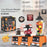 RAF R.2839 Electric Juicer + Coffee Bean Grinder + Food Processor, 3-In-1 Blenders for Kitchen - Orange - 2