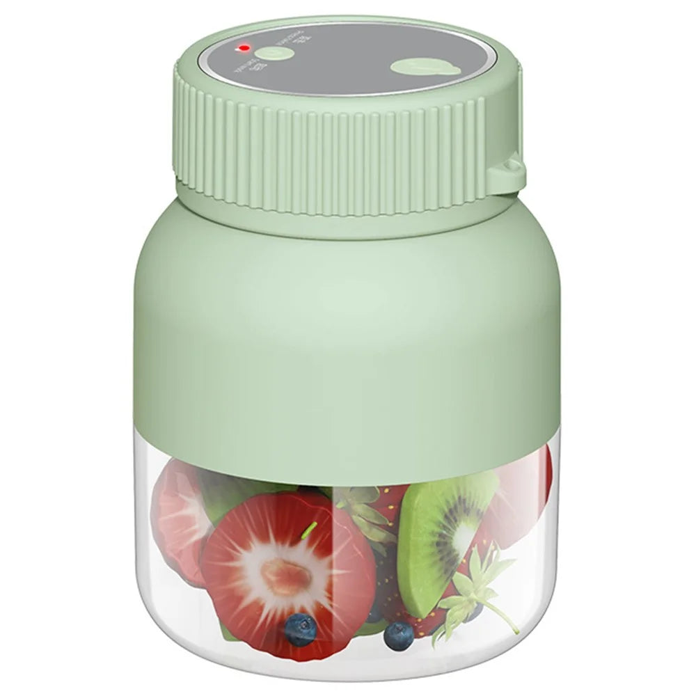 800ml Wireless Portable Blender Electric Fruit Juicer Multifunction Smoothies Mixer (No FDA, BPA Free) - Green - 1