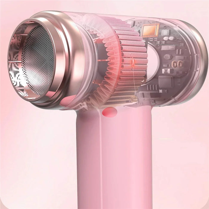 Cordless Ionic Hair Dryer 3 Mode Rechargeable Blow Dryer Travel Hair Dryer - Pink - 3