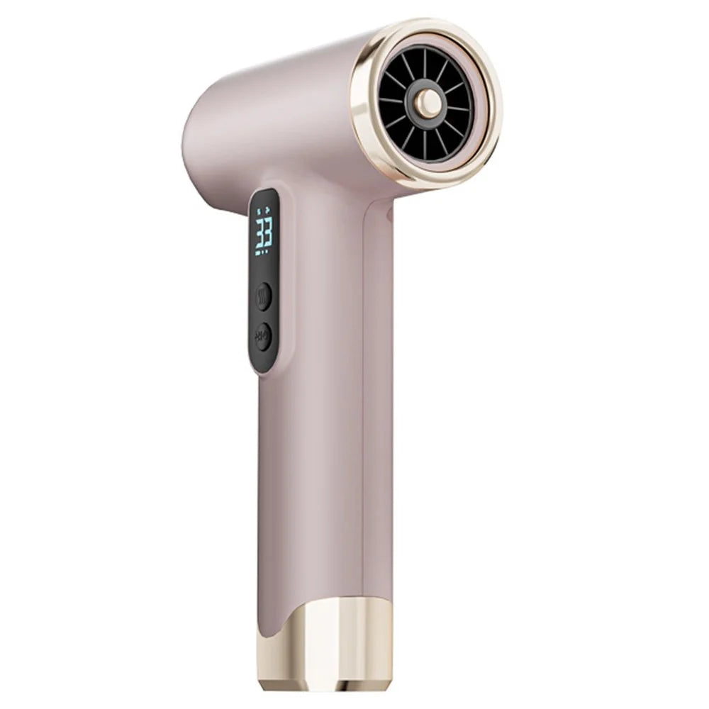 Wireless Hair Dryer 15000mAh High Wind Power Ionic Hair Dryer Fast Drying for Dorms and Students - Pink - 1