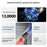 Wireless Hair Dryer 15000mAh High Wind Power Ionic Hair Dryer Fast Drying for Dorms and Students - Pink - 3