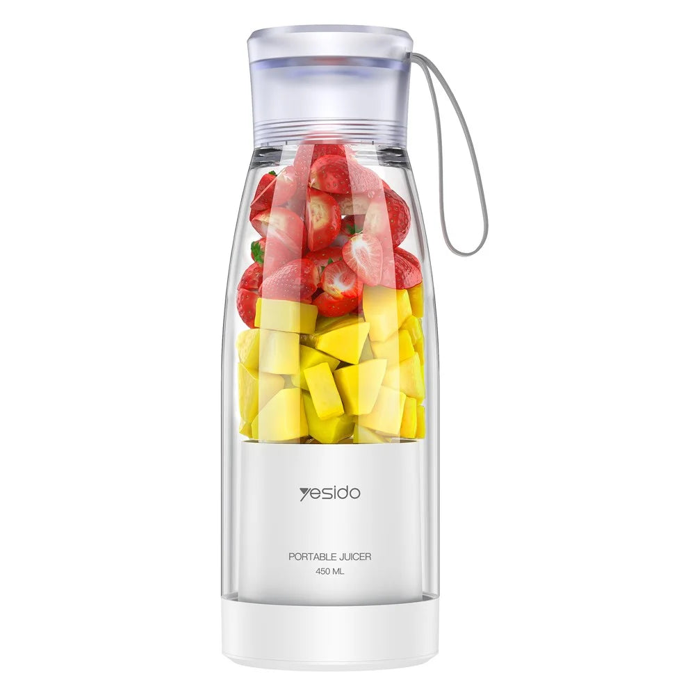 YESIDO EC17 450ml Portable Juicer 18500 RPM 80W Rechargeable 304 Stainless Steel Blender (BPA Free, No FDA) - 1