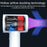 XM604 Bladeless High Speed Negative Ion Hair Dryer with LED Digital Display, EU Plug 1.8m Cable - White - 6