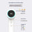 XM604 Bladeless High Speed Negative Ion Hair Dryer with LED Digital Display, EU Plug 1.8m Cable - White - 7