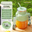K2 800ml Mini Juicer Cup USB Rechargeable Portable Wireless Electric Fruit Blender (BPA Free, No FDA) - Green - 3