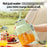 K2 800ml Mini Juicer Cup USB Rechargeable Portable Wireless Electric Fruit Blender (BPA Free, No FDA) - Green - 5