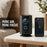 H1 Desktop Air Purifier Negative Ion HEPA Filter USB Rechargeable Air Purifier for Home Bedroom Car - Black - 6