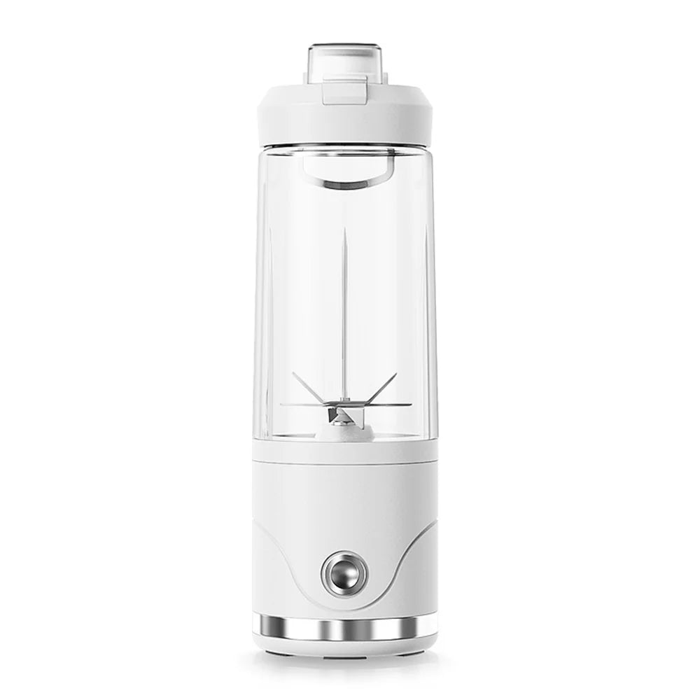 P2501R 650ml Juicer Rechargeable Ice Crusher Portable Wireless Blender for Travel Home (BPA Free, No FDA) - White - 1