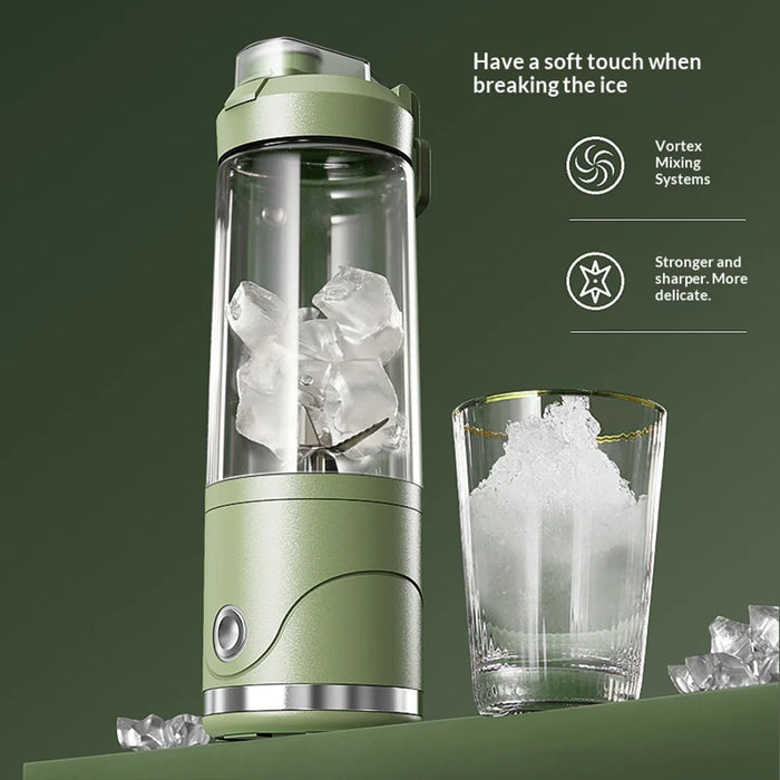 P2501R 650ml Juicer Rechargeable Ice Crusher Portable Wireless Blender for Travel Home (BPA Free, No FDA) - White - 2
