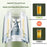 P2501R 650ml Juicer Rechargeable Ice Crusher Portable Wireless Blender for Travel Home (BPA Free, No FDA) - White - 5