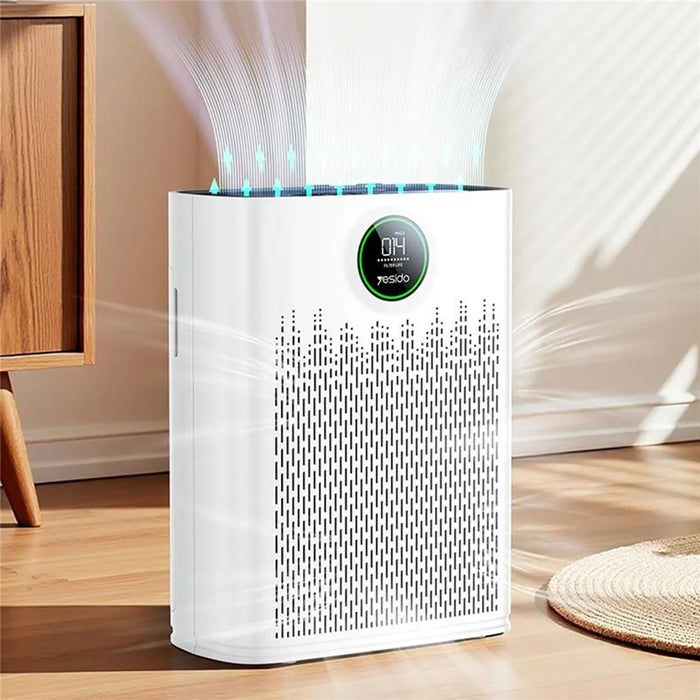 YESIDO EC23 Air Purifier WiFi Smart Triple Filtration PM2.5 Monitor Ultra-Quiet Formaldehyde Remover Air Cleaner - White  /  EU Plug - 3