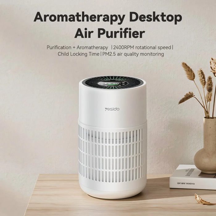 YESIDO EC39 4 in 1 Filter Air Purifier PM2.5 Detection Multi-Mode Desktop Purifier for Home Office - EU Plug - 6
