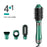VGR V-493 Hot-Air Hair Brush 4-In-1 Negative Ionic Electric Hot Air Comb with Detachable Hair Curler Straightener Comb Heads (EU Plug) - 3