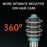VGR V-493 Hot-Air Hair Brush 4-In-1 Negative Ionic Electric Hot Air Comb with Detachable Hair Curler Straightener Comb Heads (EU Plug) - 5