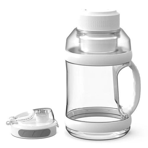 A10 AS Plastic Juice Blender USB Rechargeable Juicer Water Bottle Cup (BPA-Free, FDA Certified) - White - 1