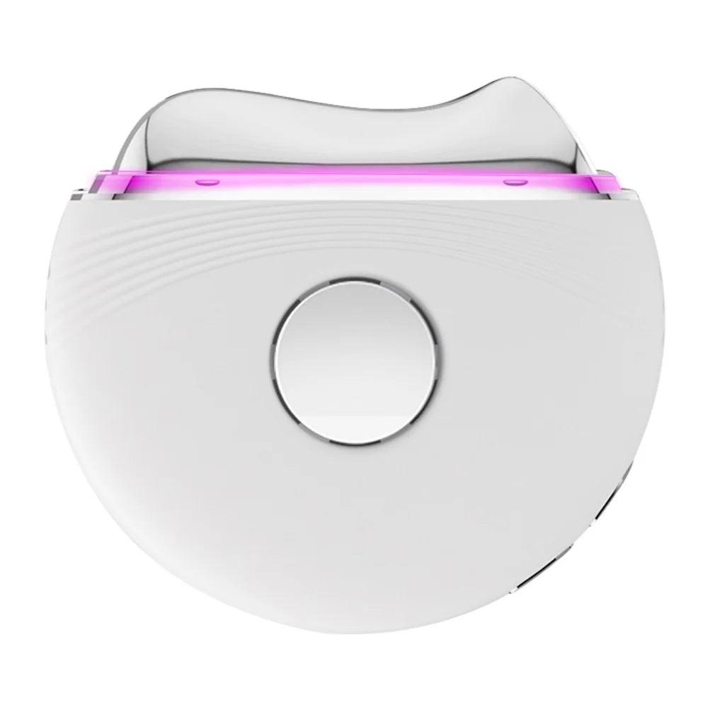 GS02 Hot Cold Microcurrent Face Neck Beauty Instrument Vibration Massage LED Red Blue Light Scraping Device - White - 2