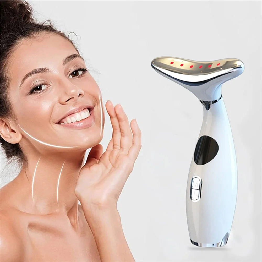 Neck Lifting Wrinkle Reducing Beauty Instrument Handheld Microcurrent Neck Massager - 4