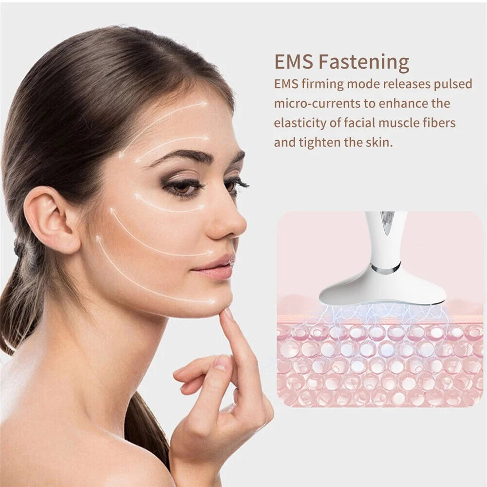 Neck Lifting Wrinkle Reducing Beauty Instrument Handheld Microcurrent Neck Massager - 7