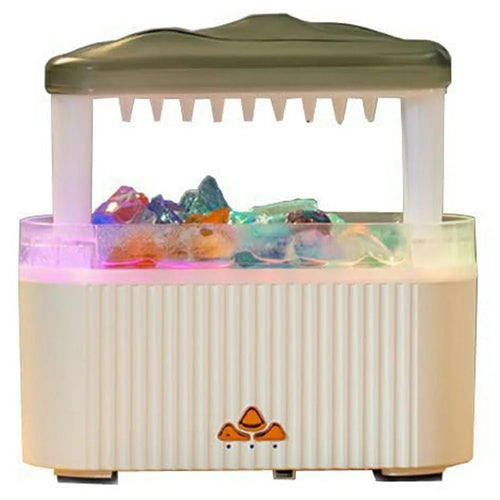 12W Crystal Humidifier Aromatherapy Diffuser 250ml Smart Remote Control Portable Automatic Diffuser - V178 Cloud Sea EU Plug - 1