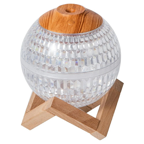 350ML Home Bedroom Crystal Ball Humidifier Desktop Colorful Atmosphere Light ABS Night Light - 1