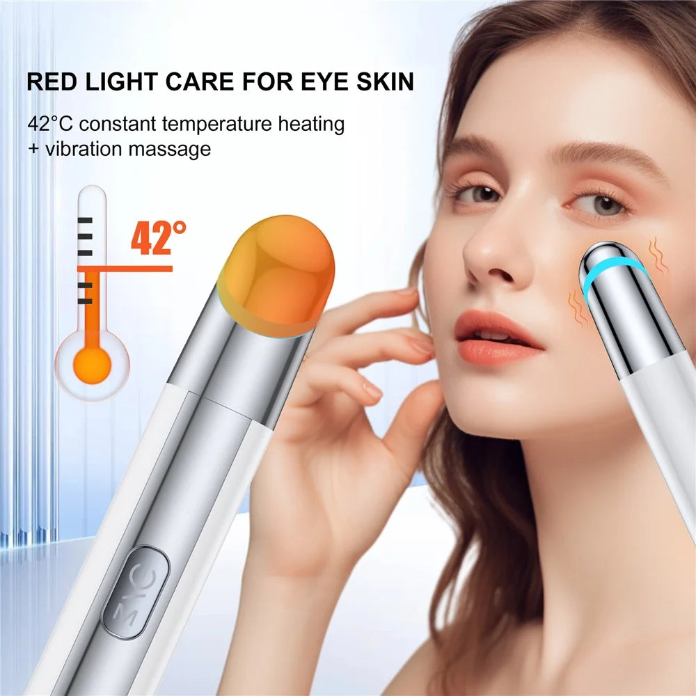 K327 Eyes Electric Heating Massage Device Gift Home Eye Care Instrument Vibration Beauty Massager - 4