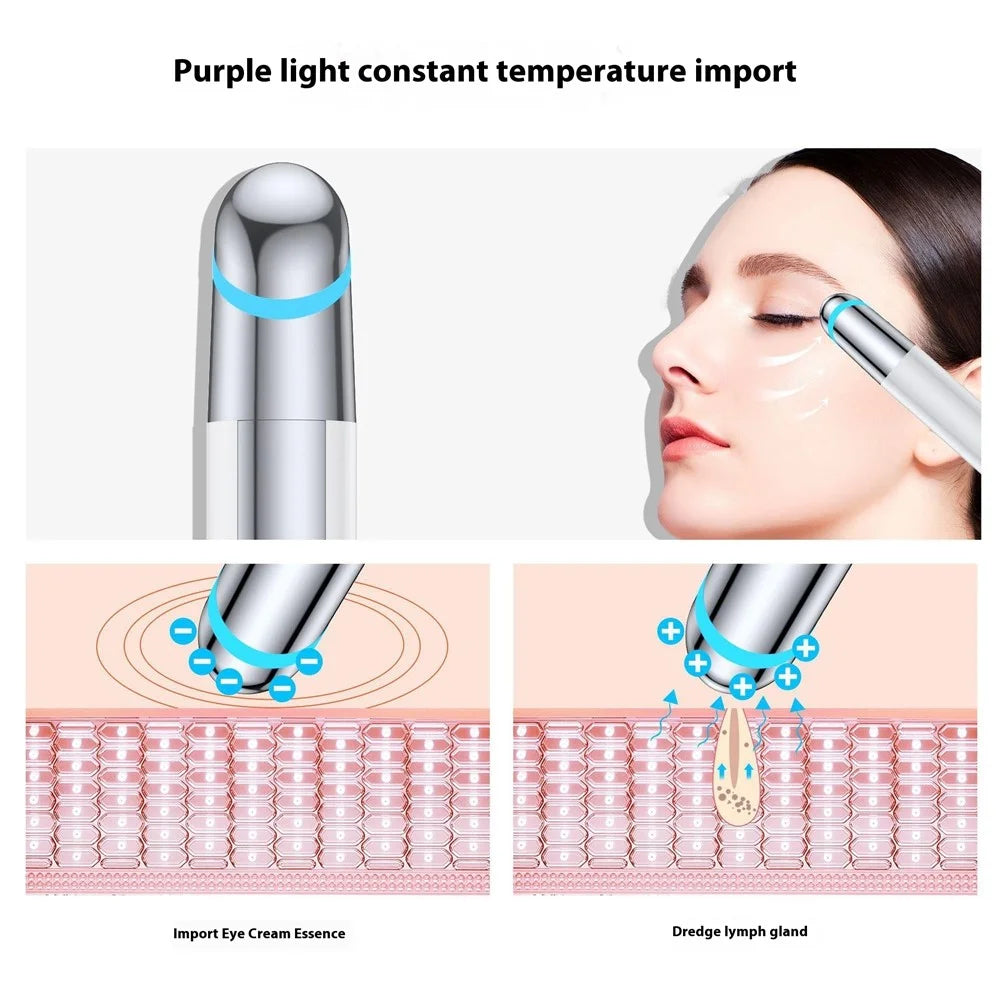 K327 Eyes Electric Heating Massage Device Gift Home Eye Care Instrument Vibration Beauty Massager - 7