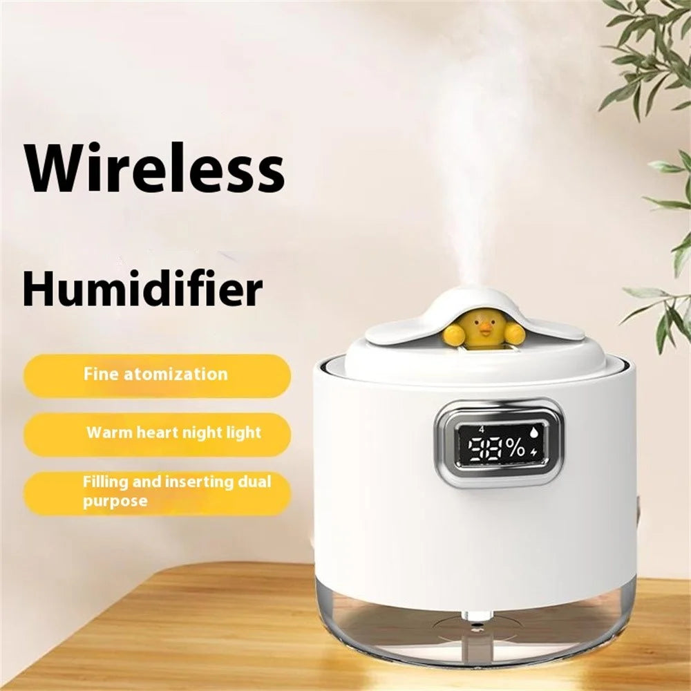 RGB Ambient Light USB Air Humidifier Bedroom Rechargeable Mist Diffuser Night Light - 2