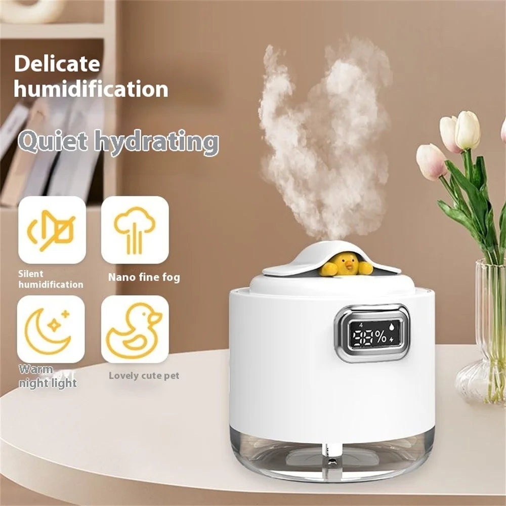 RGB Ambient Light USB Air Humidifier Bedroom Rechargeable Mist Diffuser Night Light - 3