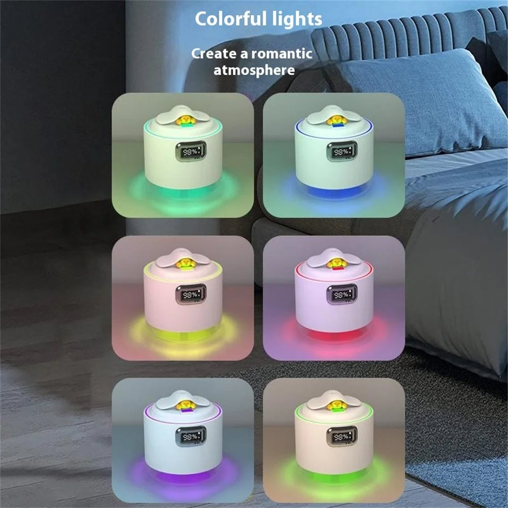 RGB Ambient Light USB Air Humidifier Bedroom Rechargeable Mist Diffuser Night Light - 4