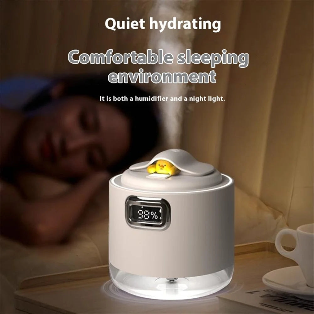 RGB Ambient Light USB Air Humidifier Bedroom Rechargeable Mist Diffuser Night Light - 5