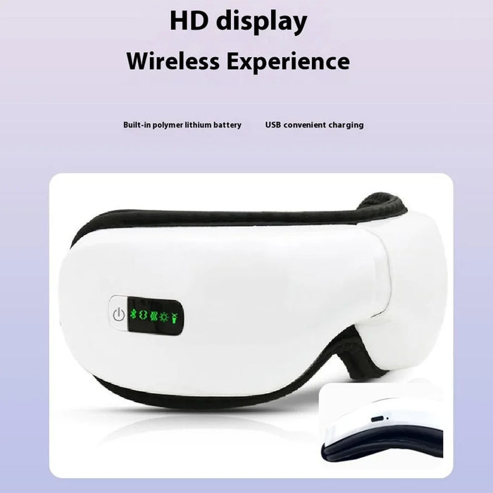 JY-203 Eye Mask Vibration Heating Eye Massager Hot Compress Eye Care Device with Bluetooth-compatible Music - 6