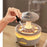 Creative Raindrop Humidifier Aroma Diffuser Indoor 7-Color LED Large Mist Ultrasonic Humidifier, EU Plug - White - 4