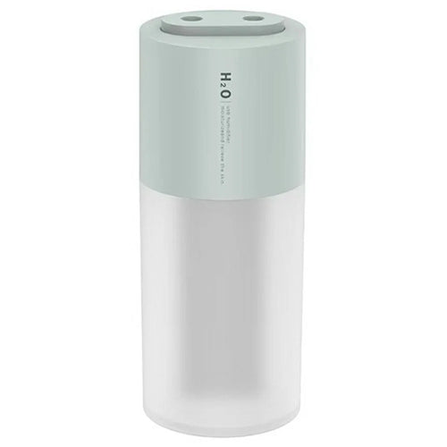 400ml Dual Mist Humidifier USB Portable Moisturizer with Night Light for Home / Car Atomizer - Green - 1