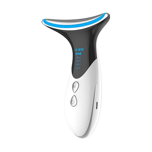 2032 EMS Microcurrent Anti Wrinkle Neck Massager Light Therapy Skin Tightening Electric Neck Meter - 1