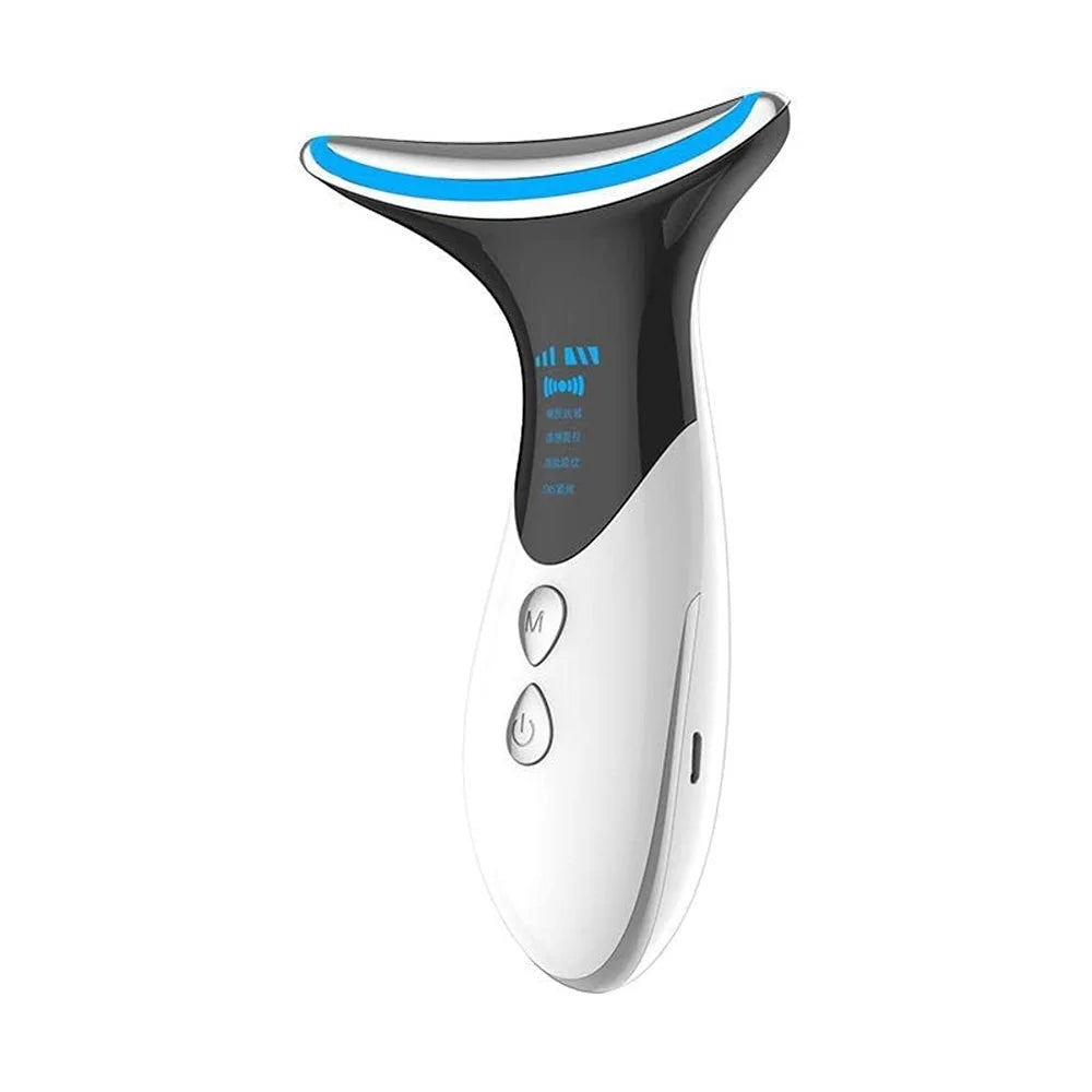 2032 EMS Microcurrent Anti Wrinkle Neck Massager Light Therapy Skin Tightening Electric Neck Meter - 1