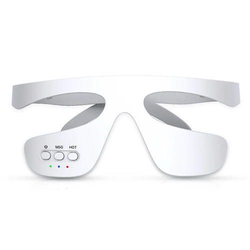 2nd Gen Eye Care Device Portable Wireless Heat Compress Red Light Therapy Eye Massager - White - 1