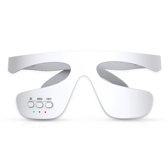 2nd Gen Eye Care Device Portable Wireless Heat Compress Red Light Therapy Eye Massager - White - 1