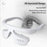 2nd Gen Eye Care Device Portable Wireless Heat Compress Red Light Therapy Eye Massager - White - 5