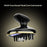 BP-206 Waterproof Hair Oil Applicator RF/EMS Red and Blue Light Therapy Scalp Massage Comb for Hair Growth - Black+Gold - 5