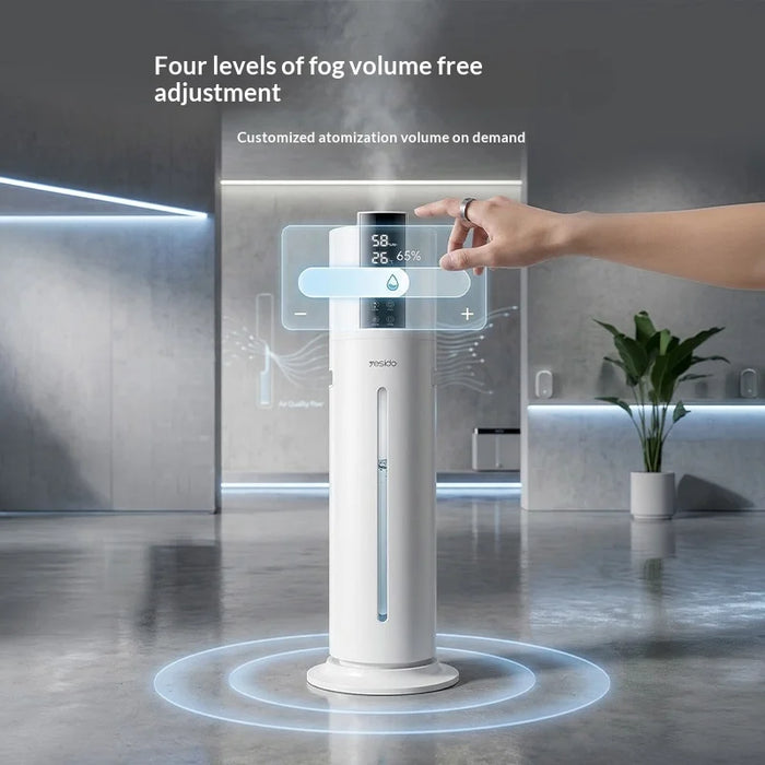 YESIDO EC31 Smart Humidifier 9L Large Capacity Tank Ultrasonic Tower Humidifier with Timer for Bedroom Living Room - EU Plug/White - 5