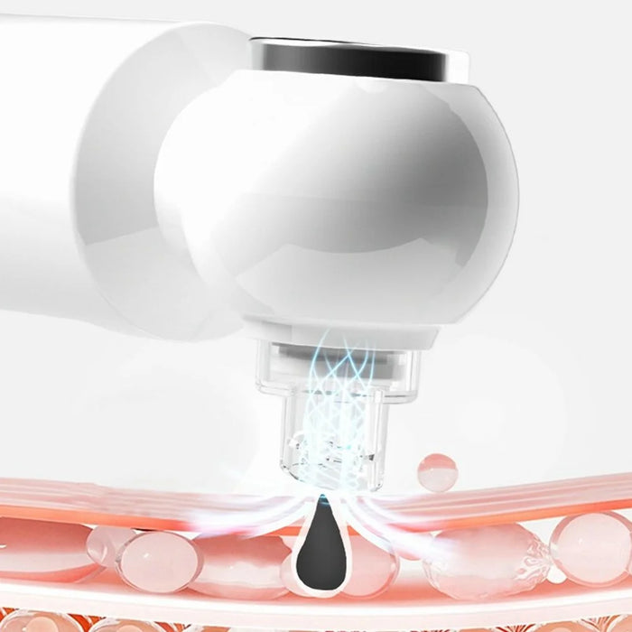 SX-118 Multi-functional Ultra-fine Bubble Beauty Device 4 Modes 6 Suction Heads Pore Face Cleaner for Blackhead Removal - White - 5