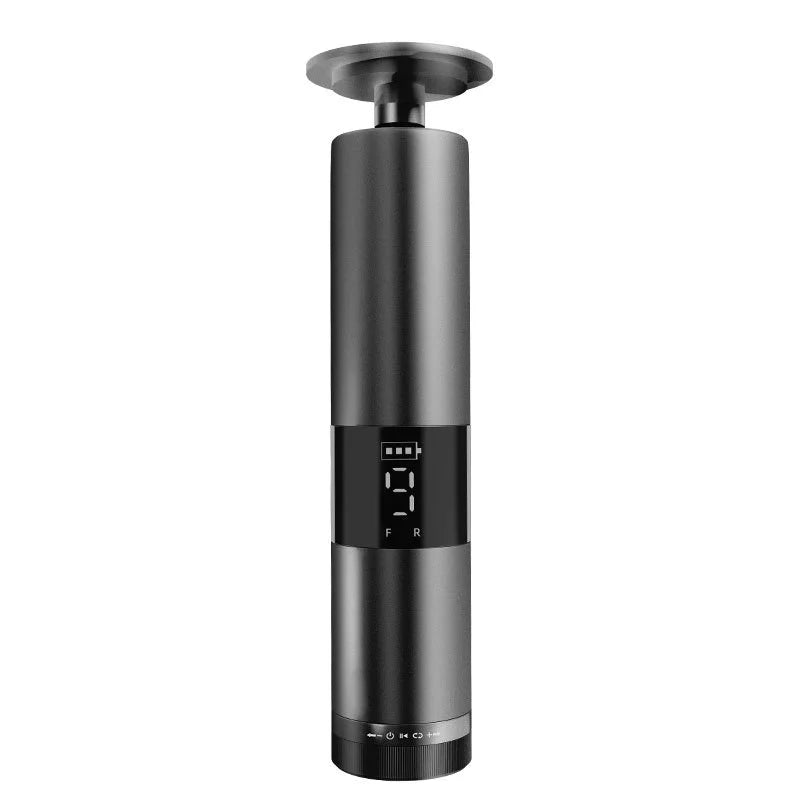 GML-21 Electric Foot File 9 Speed Levels Dead Skin Callus Remover LCD Display Pedicure Tool for Salon Home - Black - 1