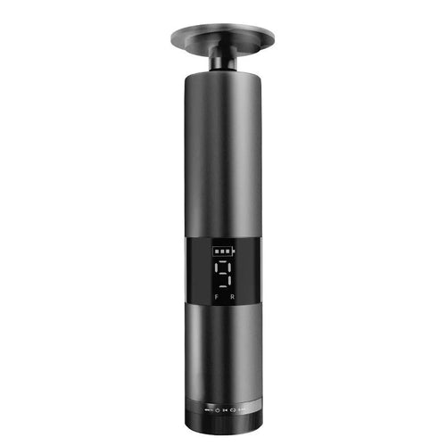 GML-21 Electric Foot File 9 Speed Levels Dead Skin Callus Remover LCD Display Pedicure Tool for Salon Home - Black - 1