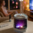 V93 Aurora Aroma Diffuser Ultrasonic 300ml 7-Color LED Jellyfish Smoke Ring Humidifier for Desktop - White - 5