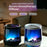 V93 Aurora Aroma Diffuser Ultrasonic 300ml 7-Color LED Jellyfish Smoke Ring Humidifier for Desktop - White - 7