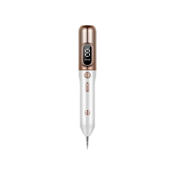E23 Portable Beauty Equipment Replaceable Needles USB Charging 9 Levels Adjustable Skin Nevus Tag Removal Kit Tools for Home Usage - Gold - 2
